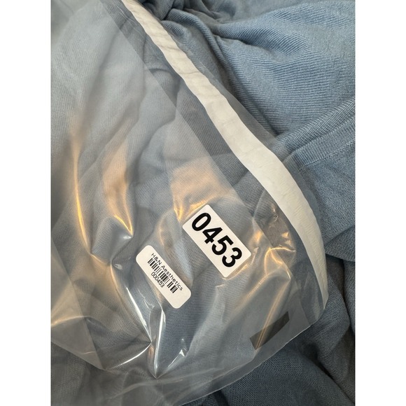 J jill wool Soft Blue Long Sleeve Tunic Top Flowy Swing Hem Casual Minimalist XL - Picture 5 of 11